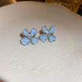 Baby Blue Blossom Studs