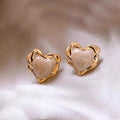 Main Character Heart Studs