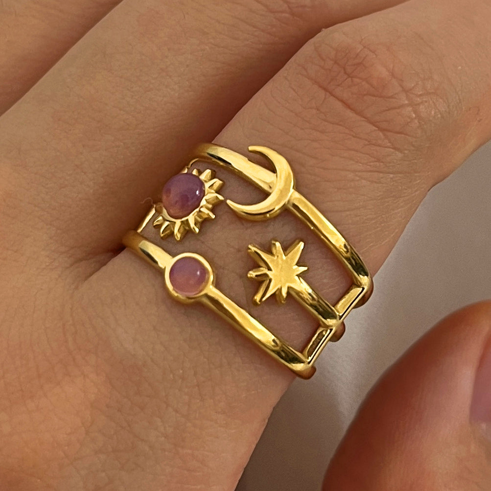 Solstice Gem Statement Ring