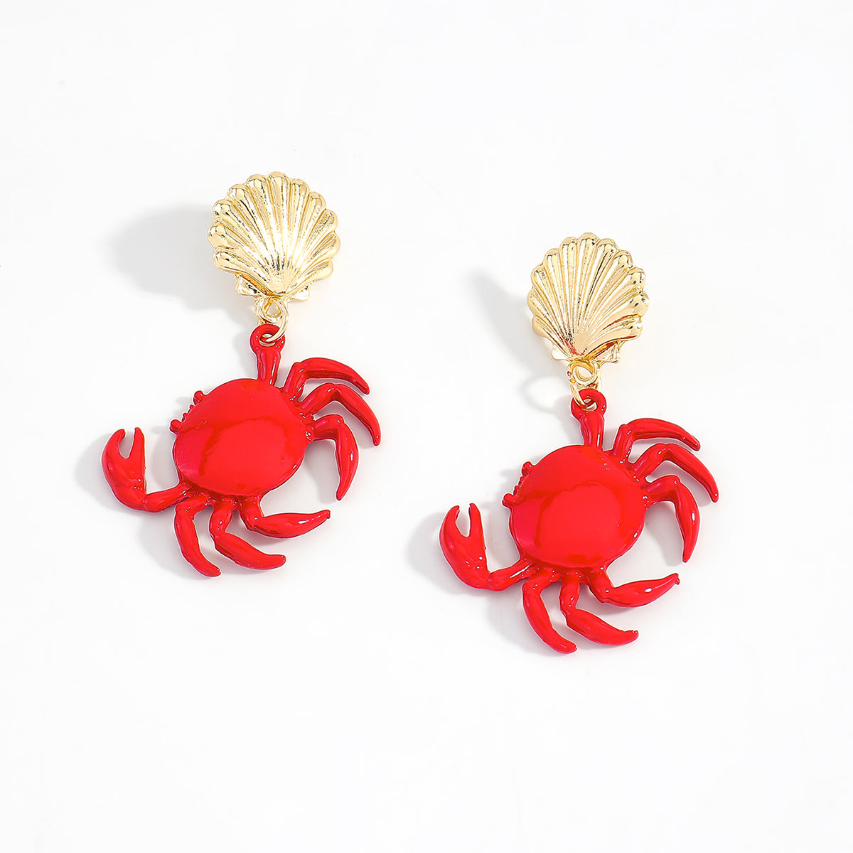 Hot Girl Crab Earrings