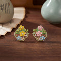 Pastel Bloom Studs 🌸