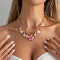 Pink Seaside Charm Necklace