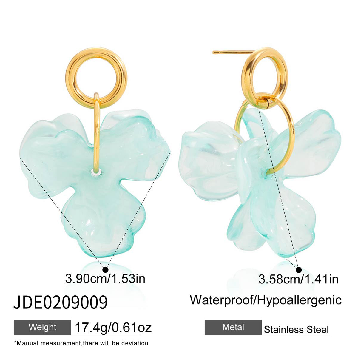 Azure Flutter Earrings