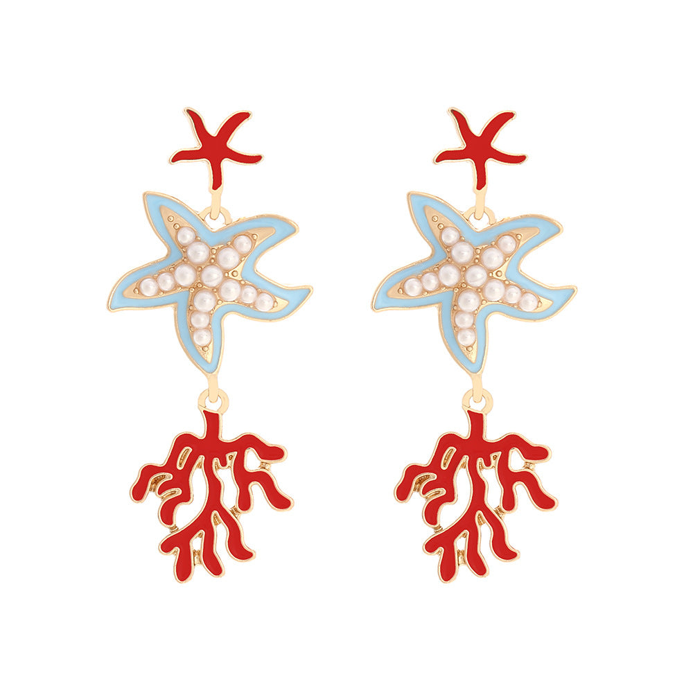 Coral Star Drops
