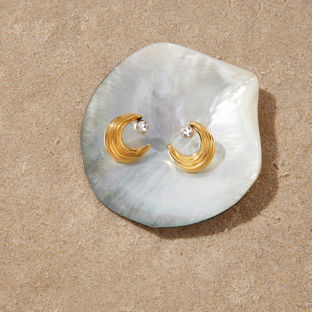 Crescent Studs