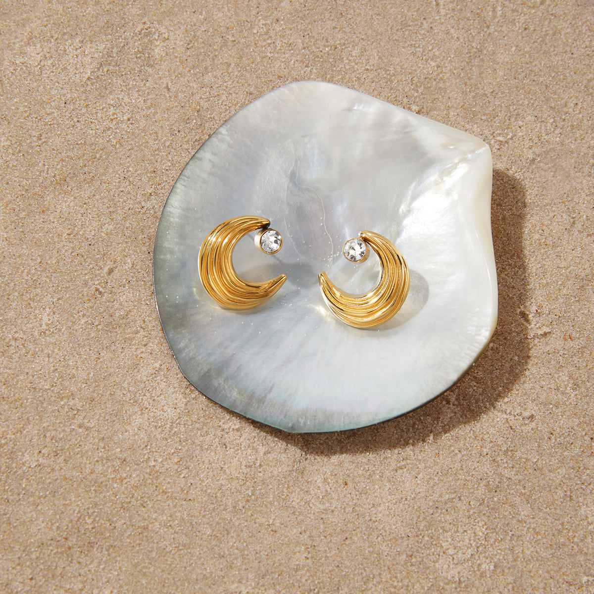 Crescent Studs