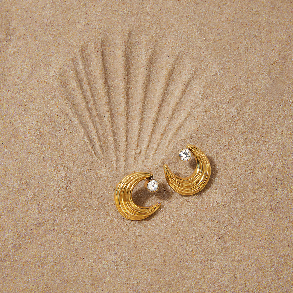 Crescent Studs