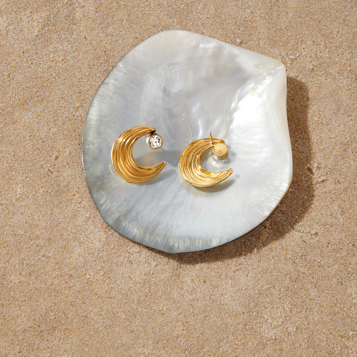 Crescent Studs