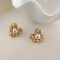 Dual-Tone Heart Studs