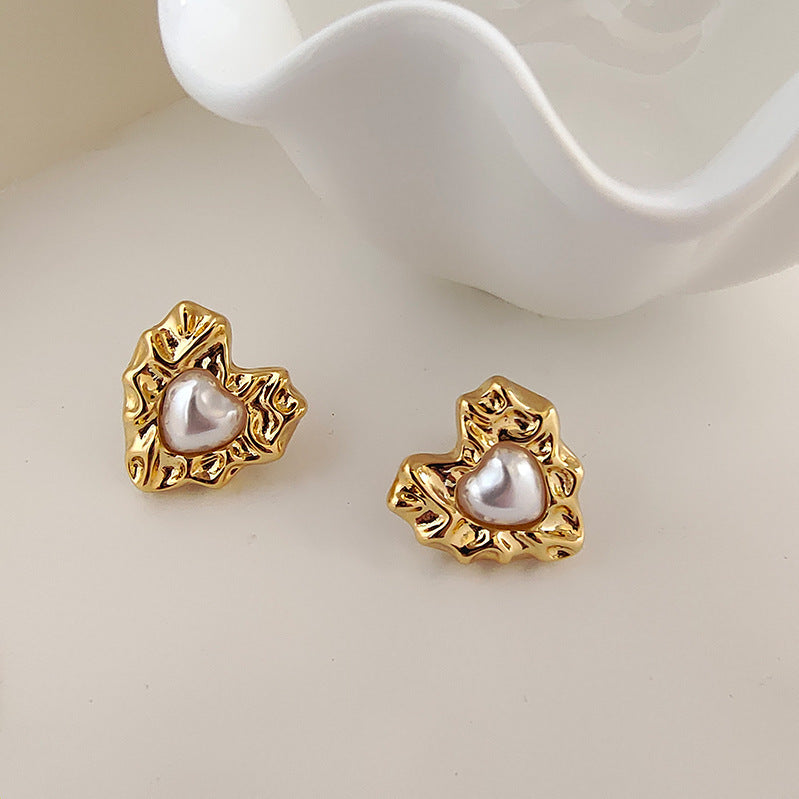 Dual-Tone Heart Studs
