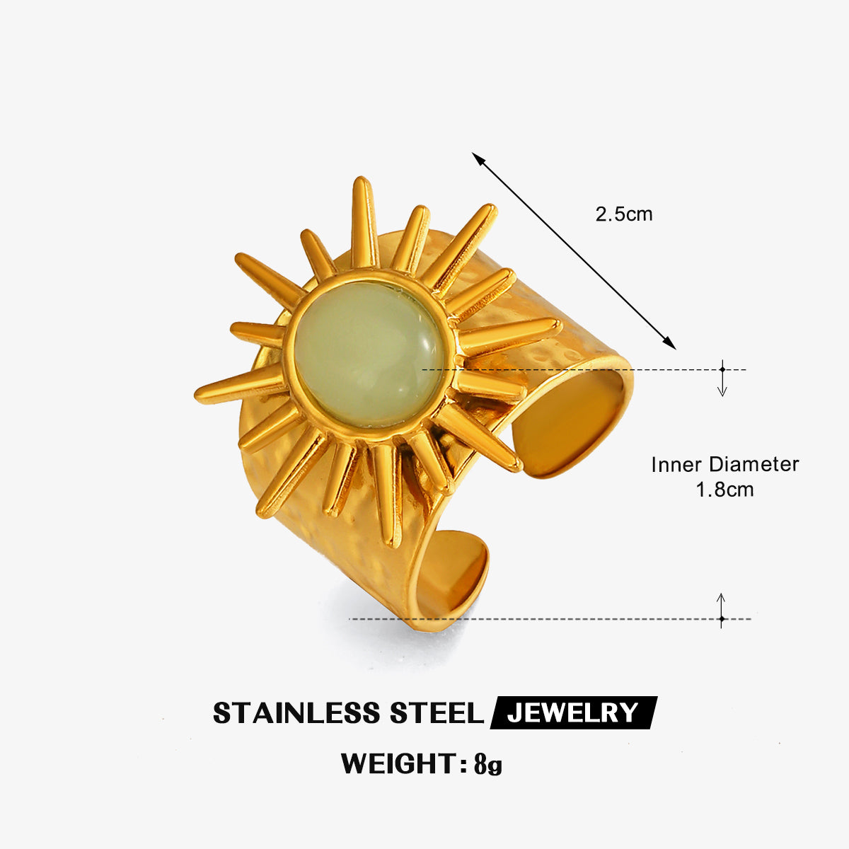 Gold Cross Ring