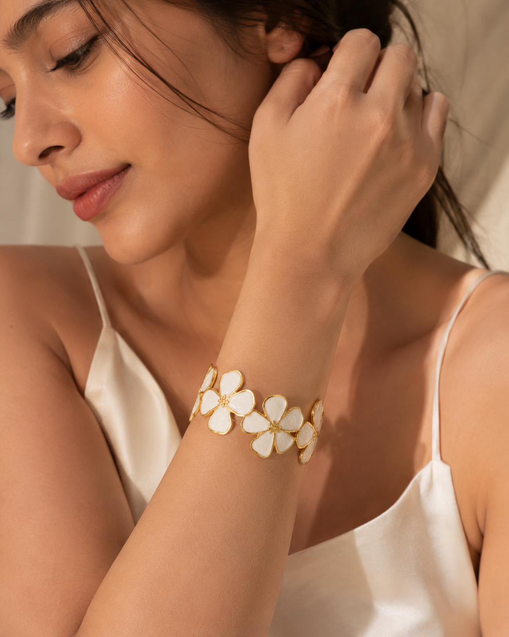 Coquette Flower Cuff
