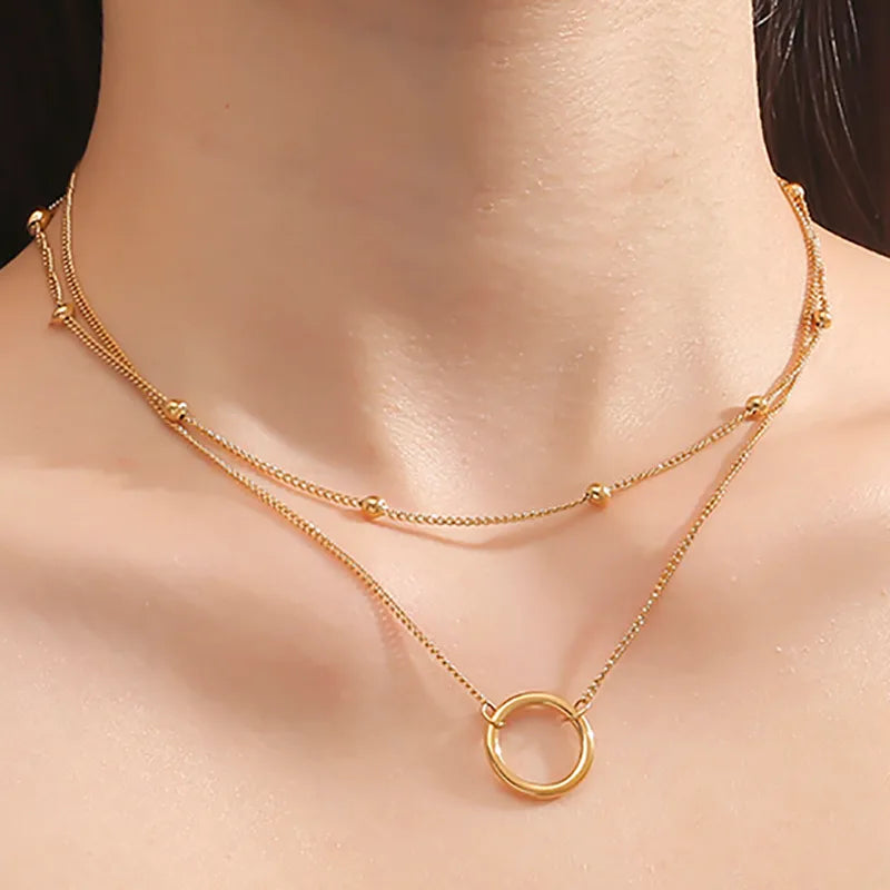 Sia Double-Layer Necklace