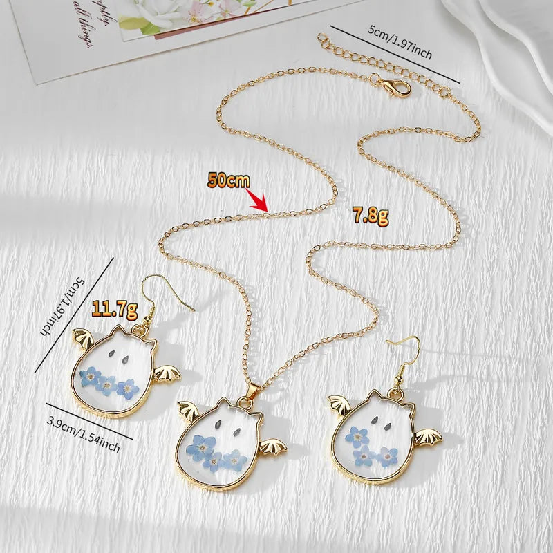 Boo Necklace Set