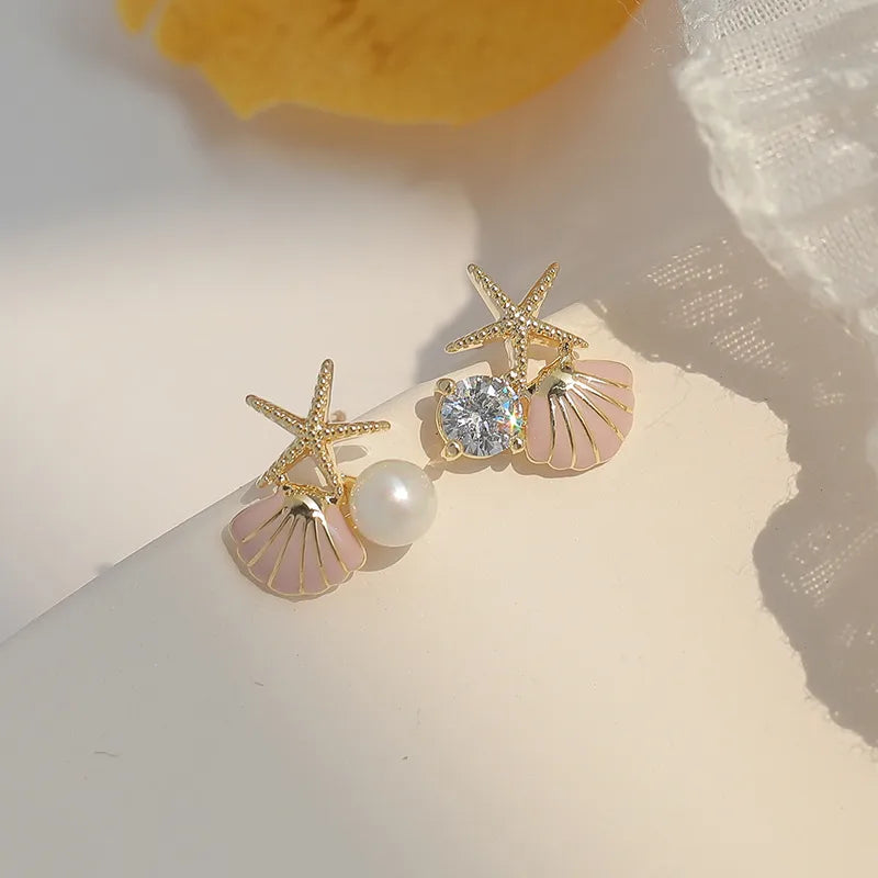 Blush Pink Tide Studs