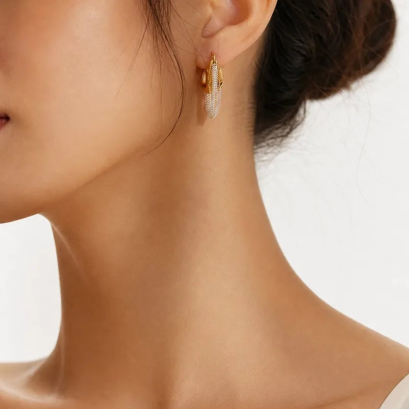 Lana Two-Tone Tassel Earrings
