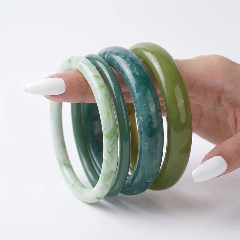 Green 4-Piece Bangle Stack